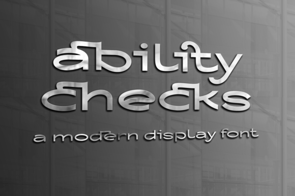Ability Checks Font Review