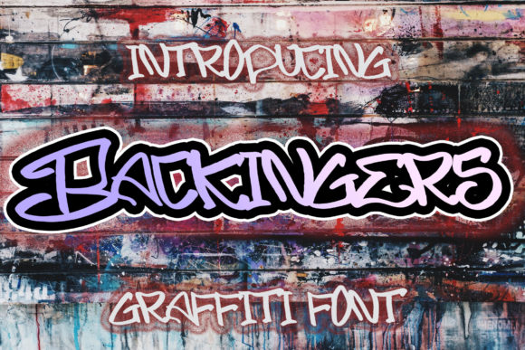 Backingers: A Bold Display Font for Creative Projects