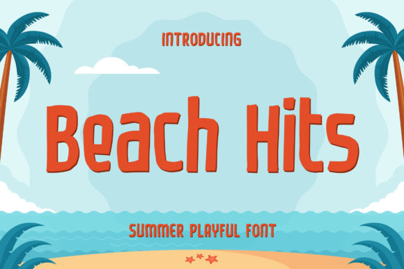 Beach Hits: A Bold Font for Creative Campaigns