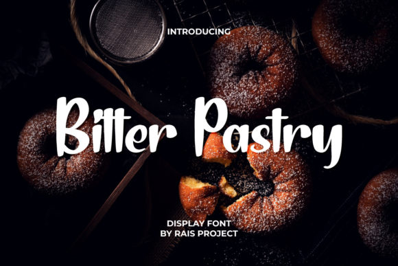 Bitter Pastry Font for Editorial Design