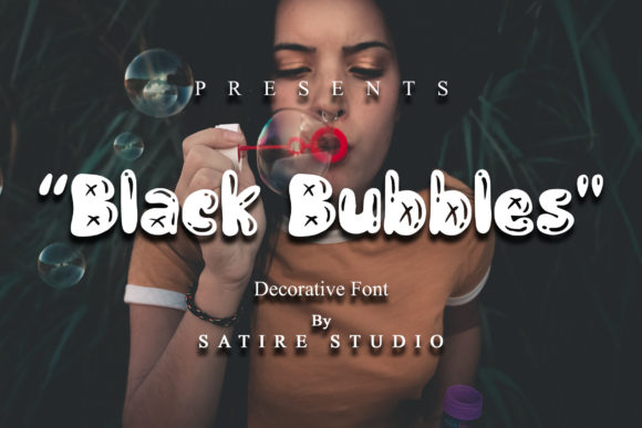 Black Bubbles: A Bold Display Font