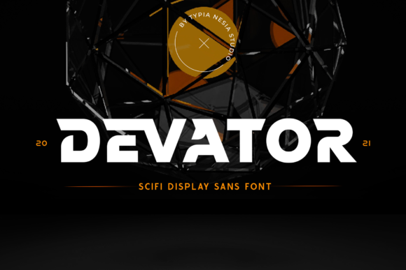 Devator: A Futuristic Font for Creative Web Design