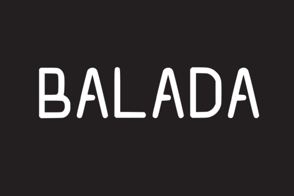 Discover Balada: A Modern Display Font