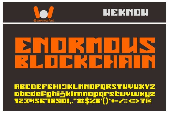 Enormous: A Bold Display Font for Impact