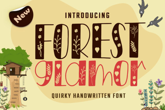 Forest Glamor Font for Web Design