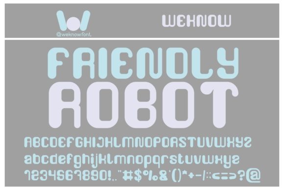 Friendly Robot: A Bold Font for Digital Campaigns