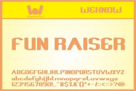 Fun Raiser: A Stylish Font for Business