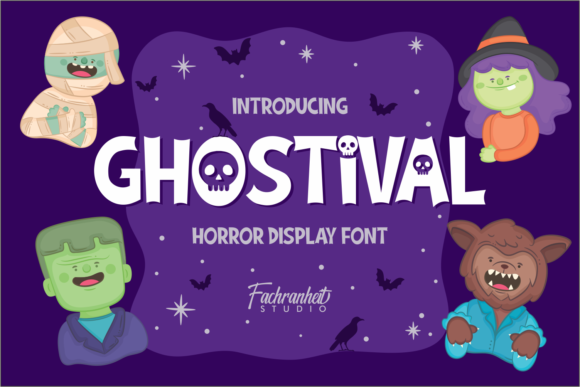 Ghostival: A Bold Halloween Font