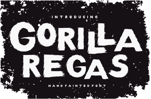 Gorilla Regas: A Bold Display Font for Creative Projects