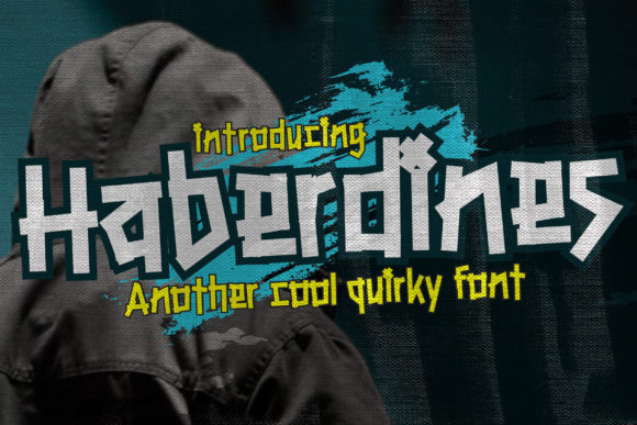 Haberdines: A Creepy Display Font