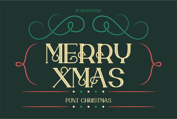 Merry Xmas Font for Elegant Design