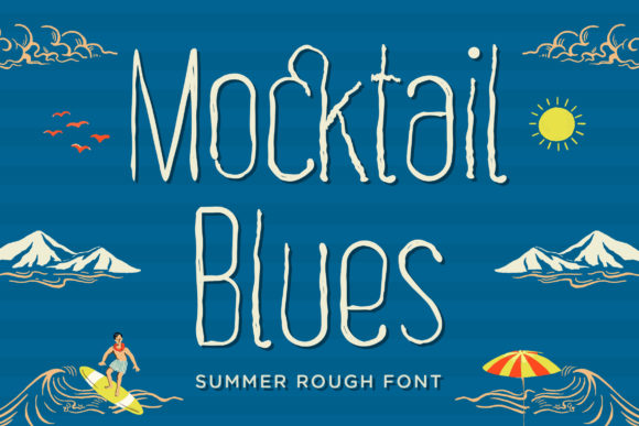 Mocktail Blues: A Stylish Display Font