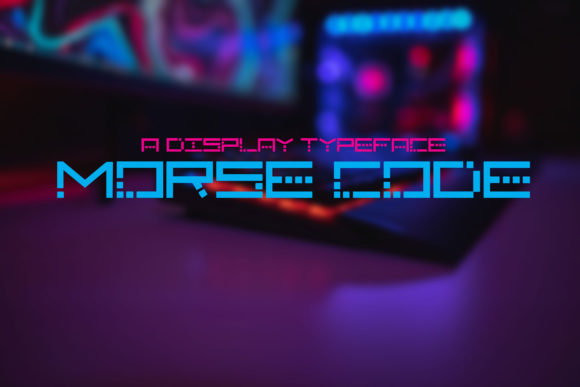 Morse Code Font for Web Design