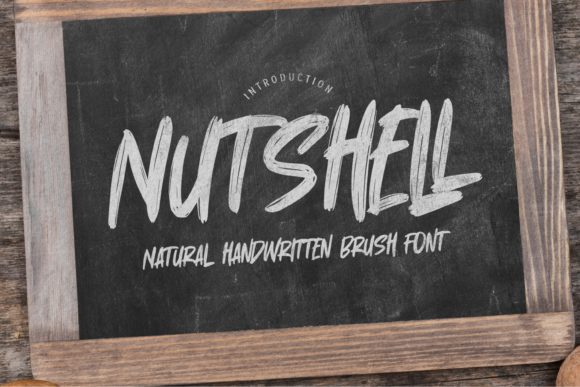 Nutshell: A Bold Display Font for Creative Projects