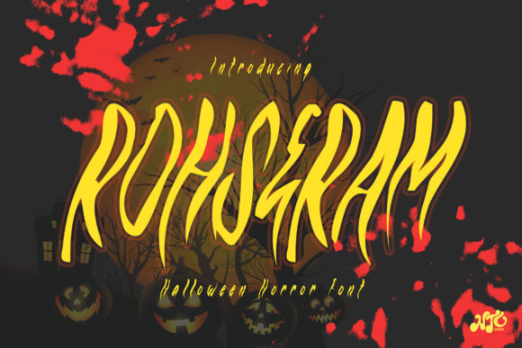 Rohseram: A Bold Display Font for Editorial Design