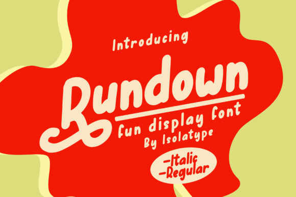 Rundown Font: Playful and Practical