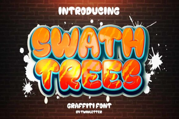 Swath Trees: A Playful Display Font