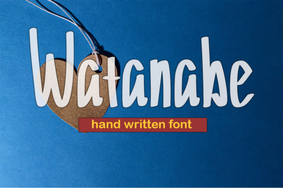 Watanabe: A Stylish Display Font