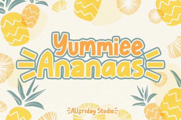 Yummiee Ananaas Font for Creative Projects