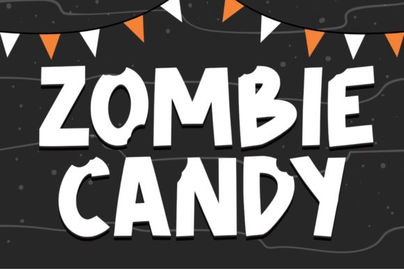 Zombie Candy Font for Business
