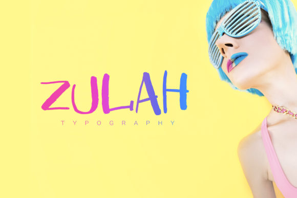 Zulah: A Cheerful Display Font